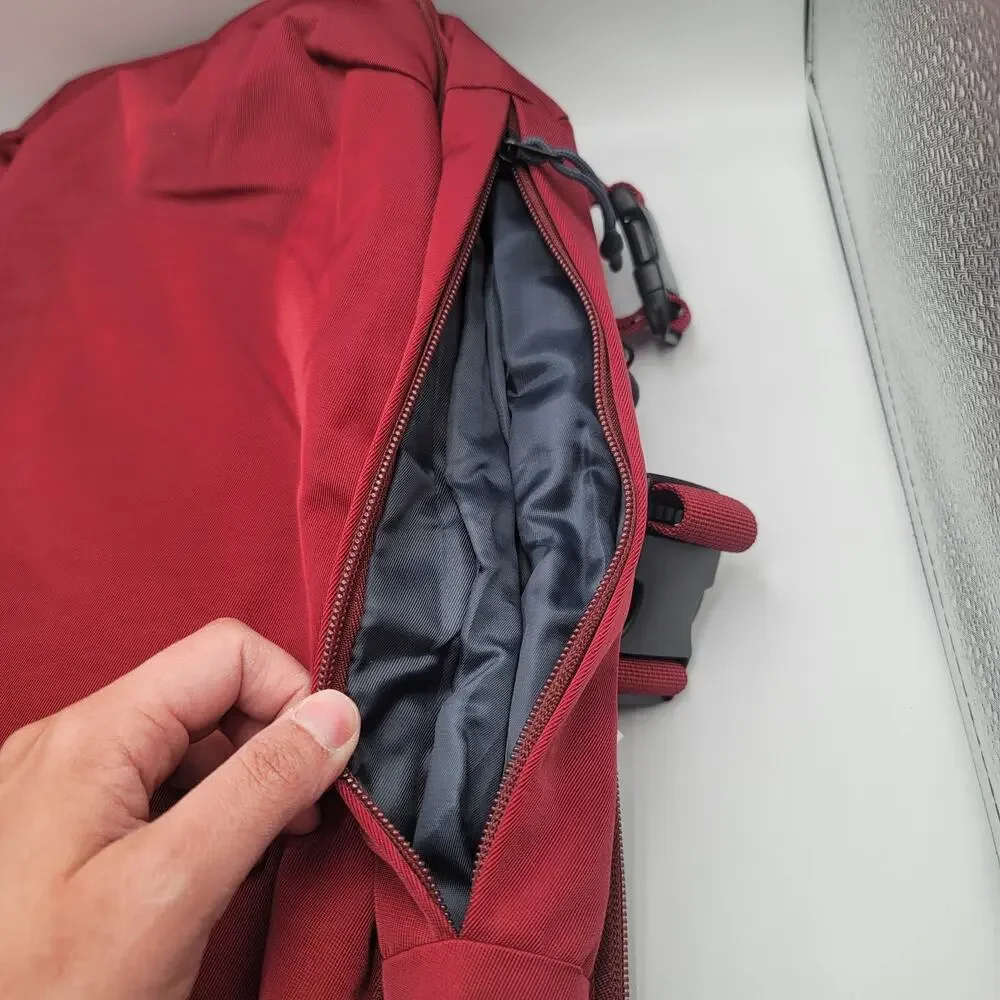 Hynes Eagle Red Travel Backpack Carry On 44L Laptop Bag New With Tags